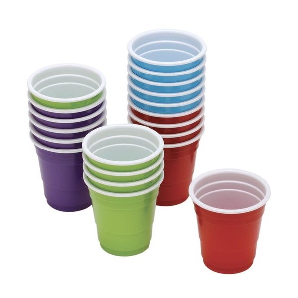 Kolorae Assorted Polypropylene Disposable Shot Glass KOL-0247